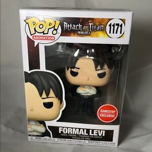 Funko Pop! Anime Attack on Titan Formal Levi Gamestop Exclusive #1171